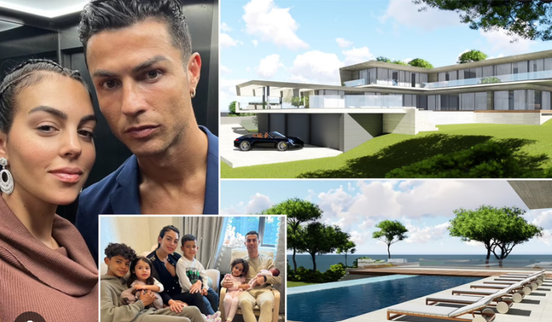 /FOTO/ Cum va arăta casa de 21 mln de euro a lui Ronaldo: Cel mai scump conac din Portugalia are patru etaje, două garaje și cinema