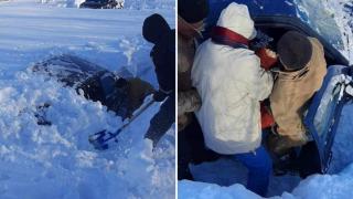 Застряли в снегу: в Каушанском районе в автомобиле нашли мертвыми двух человек