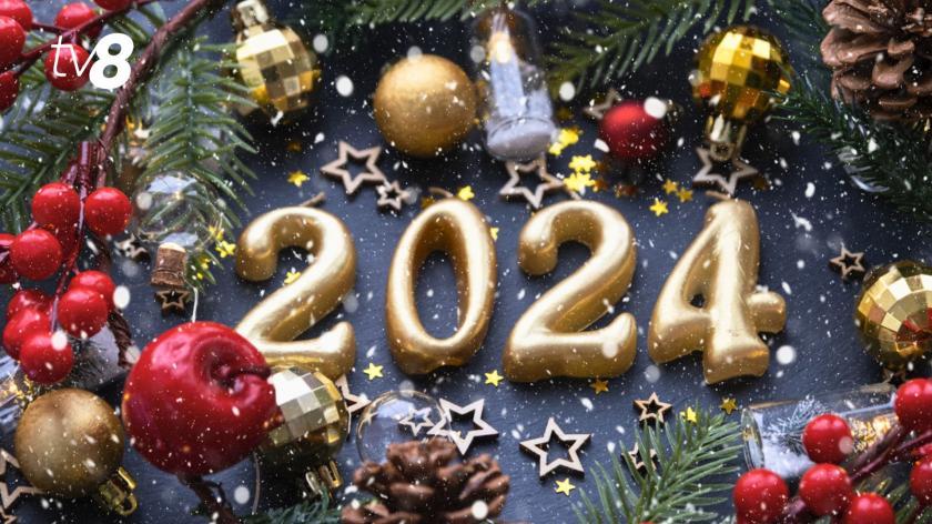 С Новым годом! TV8 желает вам больше хороших новостей в 2024 году