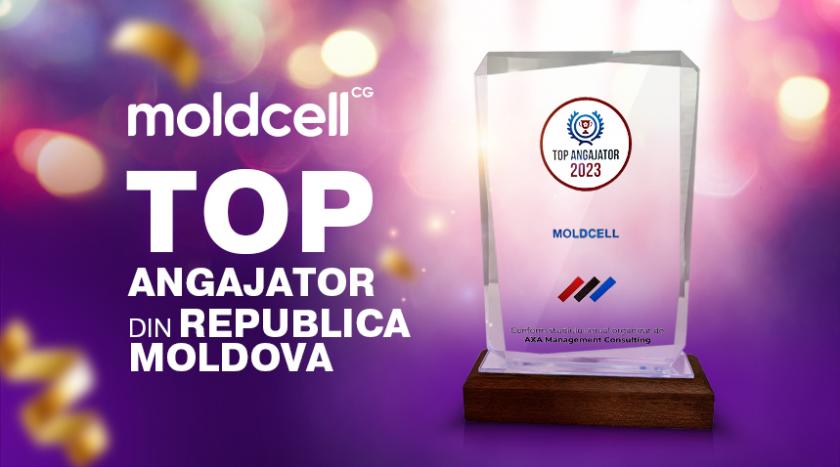 Moldcell, în Topul celor mai buni angajatori din Republica Moldova /P/