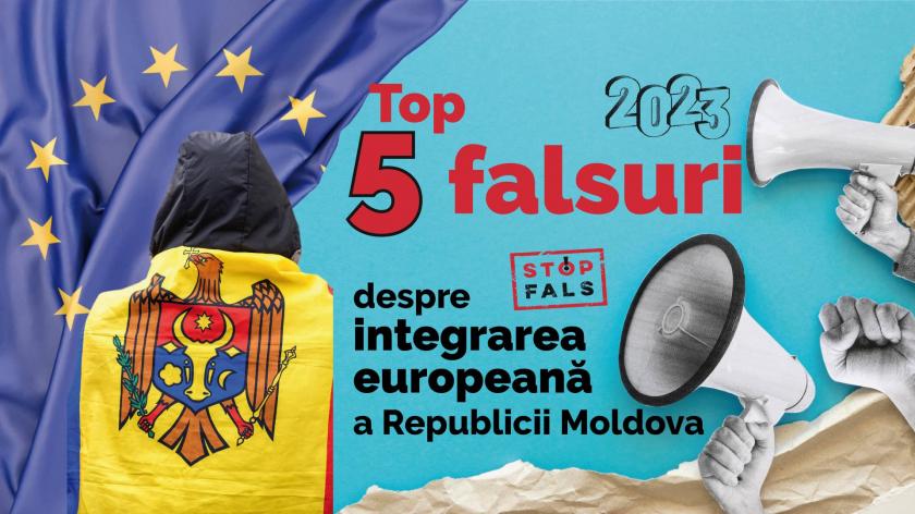 /ВИДЕО/ Stop Fals: Топ-5 фейков о евроинтеграции Республики Молдова в 2023 году (P.)