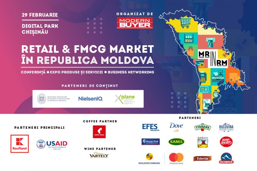 „Retail & FMCG Market în Republica Moldova 2024” revine cu o nouă ediție la Chișinău /P/