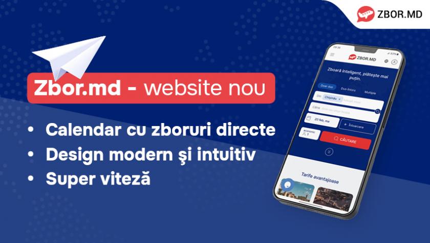 ZBOR.MD a lansat cel mai modern și accesibil website de pe piață /P/