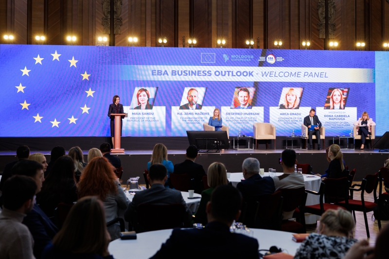 Șefa statului: „UE înseamnă oportunități nemaiîntâlnite pentru economia R. Moldova”. Apelul făcut către mediul de afaceri