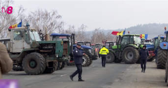 /ВИДЕО/ Фермеры снова блокировали подъездную дорогу КПП "Леушены-Албица"