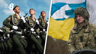 /VIDEO/ Euforie vs. Doliu: Rușii sărbătoresc Ziua Apărătorului, în timp ce ucrainenii își deplâng victimele