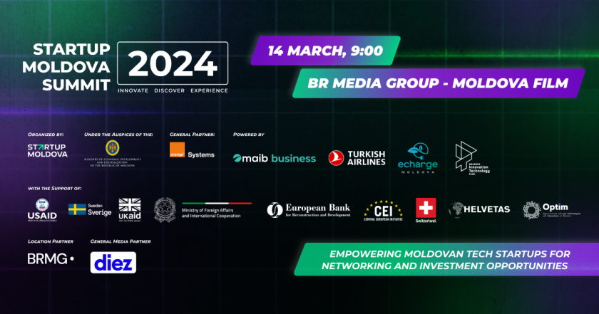 Startup Moldova Summit 2024: Noi oportunități pentru antreprenori și startup-urile din Republica Moldova /P/