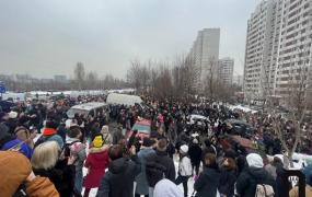 /ВИДЕО/ На митингах памяти Навального задержали 56 человек
