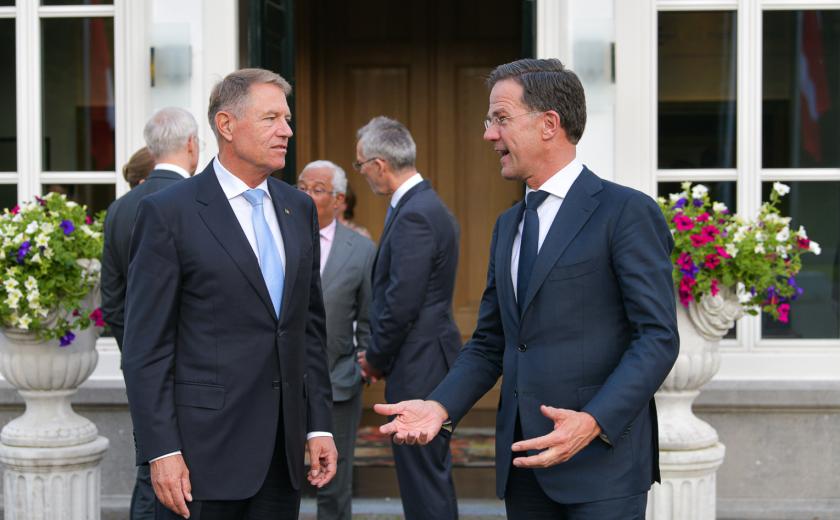 Rutte, prima reacție publică despre Iohannis, contracandidatul său la șefia NATO: „Este un om minunat”