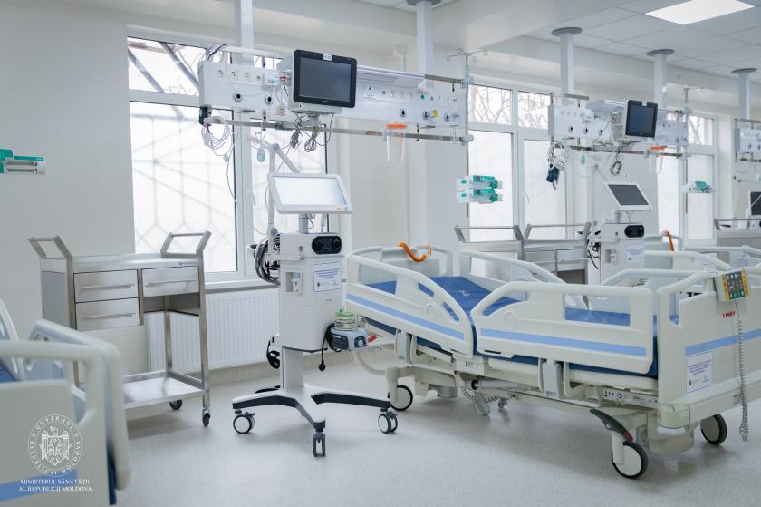 /FOTO/ Condiții moderne de tratament: Secția terapie intensivă de la Spitalul „Gheorghe Paladi”, inaugurată după reparație