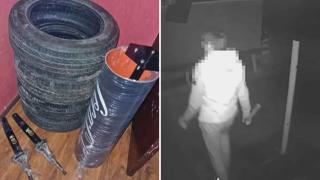 /VIDEO/ Doi tineri ar fi furat patru anvelope, iar acum riscă patru ani de pușcărie: Momentul, surprins de camerele de supraveghere
