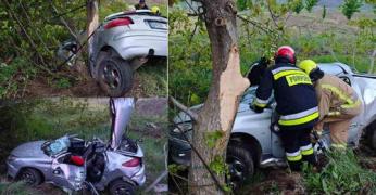 Accident tragic la Hîncești: O tânără a decedat, după ce mașina pe care o conducea s-a izbit de un copac