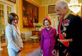 Первый визит президента Молдовы в Норвегию: Санду прибыла в Осло по приглашению королевской семьи