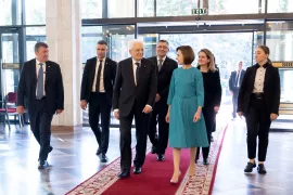 /VIDEO/ Președintele Italiei a ajuns la Chișinău: Miniștri, ambasadori, șefi ai structurilor de forță, reuniți la Palatul Republicii