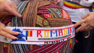 /ВИДЕО/ Румынская диаспора в Германии представила самый длинный и тяжелый традиционный пояс