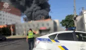 /ВИДЕО/ В Одессе серьезный пожар после ракетного удара