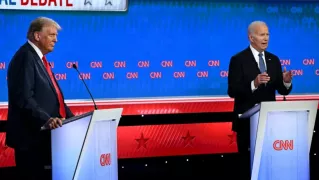 Dezbatere tensionată Biden-Trump. Principalele subiecte pe care s-au atacat cei doi candidați la președinția SUA
