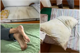 Persoane cu handicap de la un centru din Neamț, ținute pe paturi pline de urină și fecale. „Nu vreți să știți cum miroase”