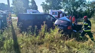 /VIDEO/ Momentul accidentului teribil de la Sîngerei. Microbuzul a lovit în plin mașina