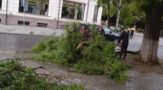 Высокий уровень метеоопасности: жителей Кишинева призвали не выходить на улицу без крайней необходимости