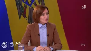 /ВИДЕО/ Майя Санду почувствовала землетрясение в прямом эфире на ТВ. Как отреагировала президент?