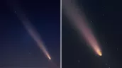 /VIDEO/ Cometa secolului, filmată din Moldova: Următoarea ei apariție va fi peste 80.000 de ani