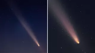 /VIDEO/ Cometa secolului, filmată din Moldova: Următoarea ei apariție va fi peste 80.000 de ani