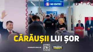 /VIDEO/ Frauda electorală: Episodul din aeroport. Vârstnici, acuzați de transportul unui milion de dolari