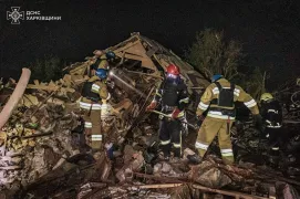 /ФОТО/ Ночные удары по Киеву, Харькову и Кривому Рогу: десятки пострадавших, есть погибшие