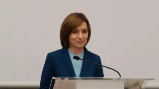 /VIDEO/ Primele declarații ale Maiei Sandu, după Stop Vot: „Le mulțumesc tuturor, inclusiv bătrânului care a votat la 105 ani”