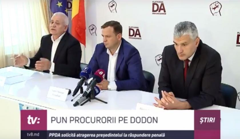 /VIDEO/ Platforma DA solicită procurorilor să-l urmărească penal pe Dodon. „A utilizat bani obscuri la reconstrucția vilei de la Condrița și Președenției”