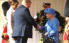 Gafele lui Trump când s-a întâlnit cu regina Elisabeta