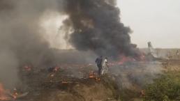 /VIDEO/ Un avion militar s-a prăbușit în Nigeria. Toate persoanele de la bord au murit