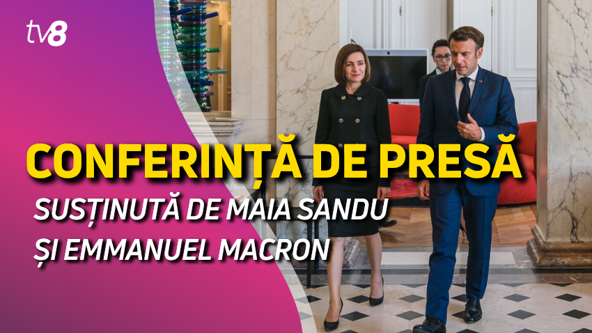 Macron și Maia Sandu ng