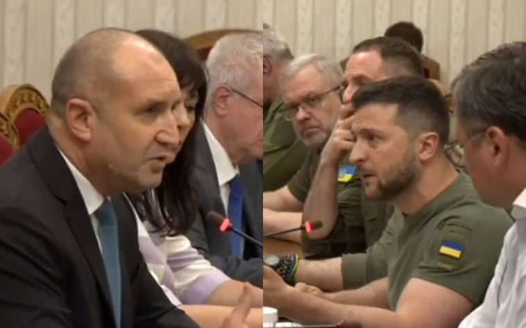 TV8.md - Scântei între Zelenski și Radev: Zelenski: Dacă ați fi în ...