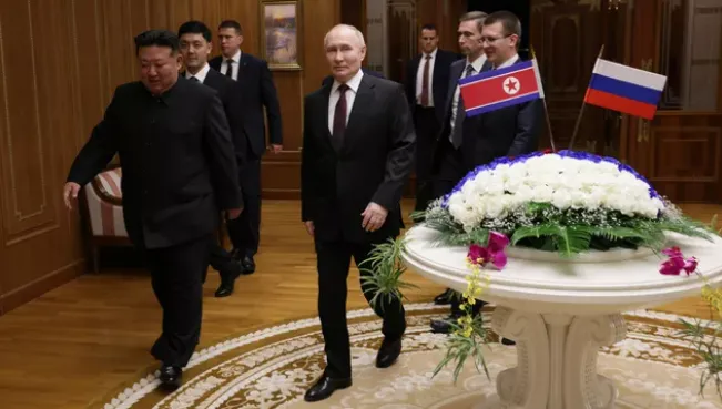 Путин и Ким Чен Ын