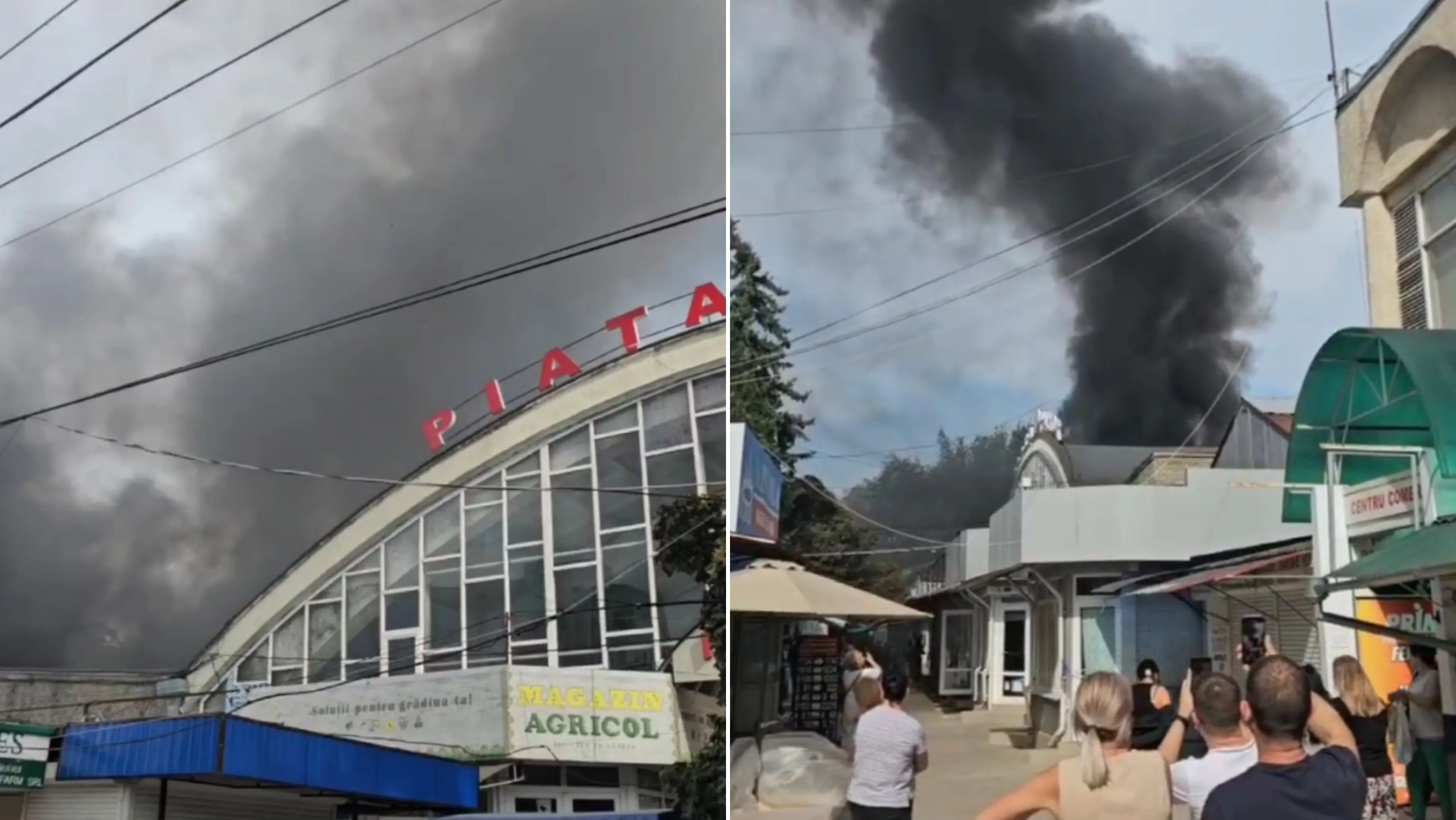 incendiu piata balti