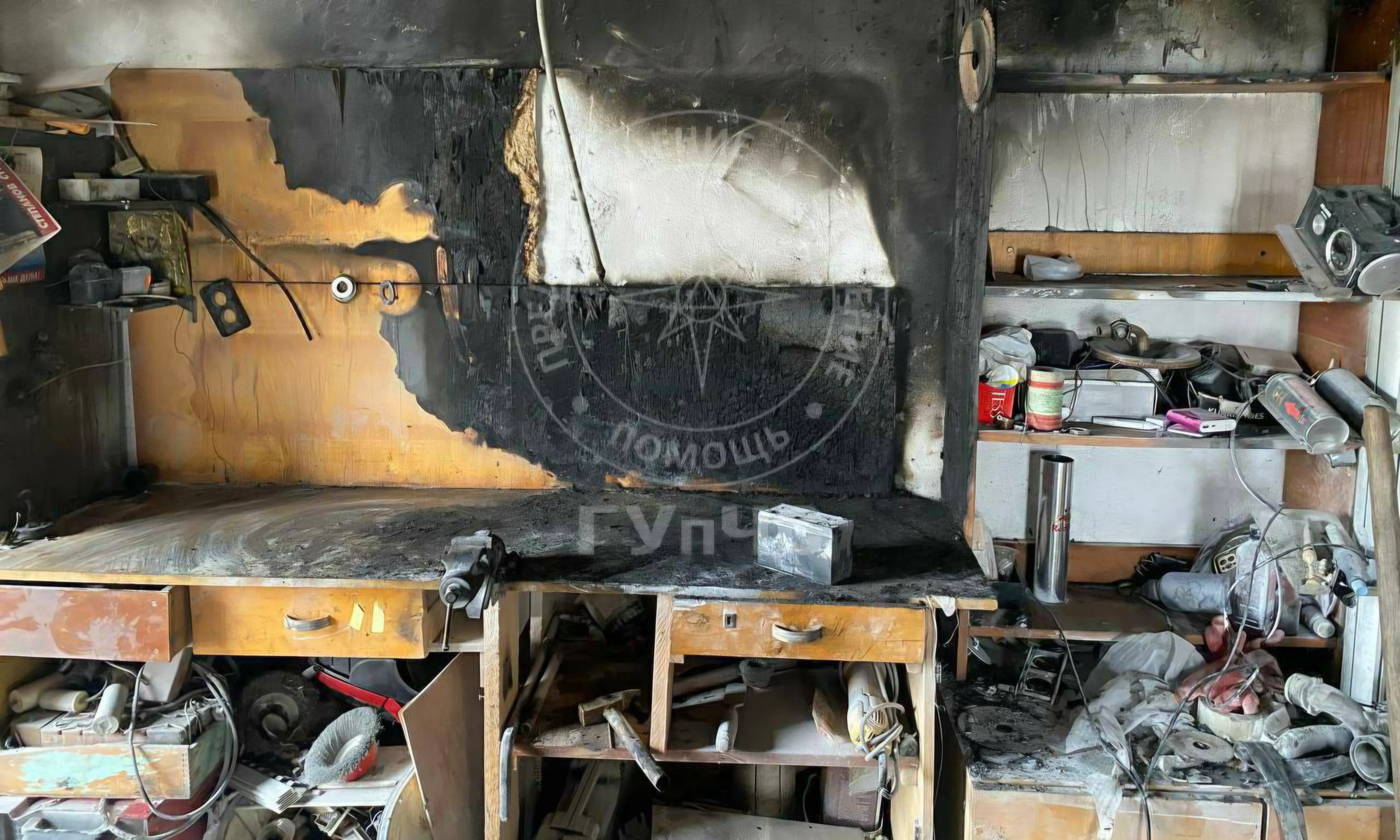 Un garaj din stânga Nistrului, cuprins de flăcări. Ce ar fi provocat incendiul