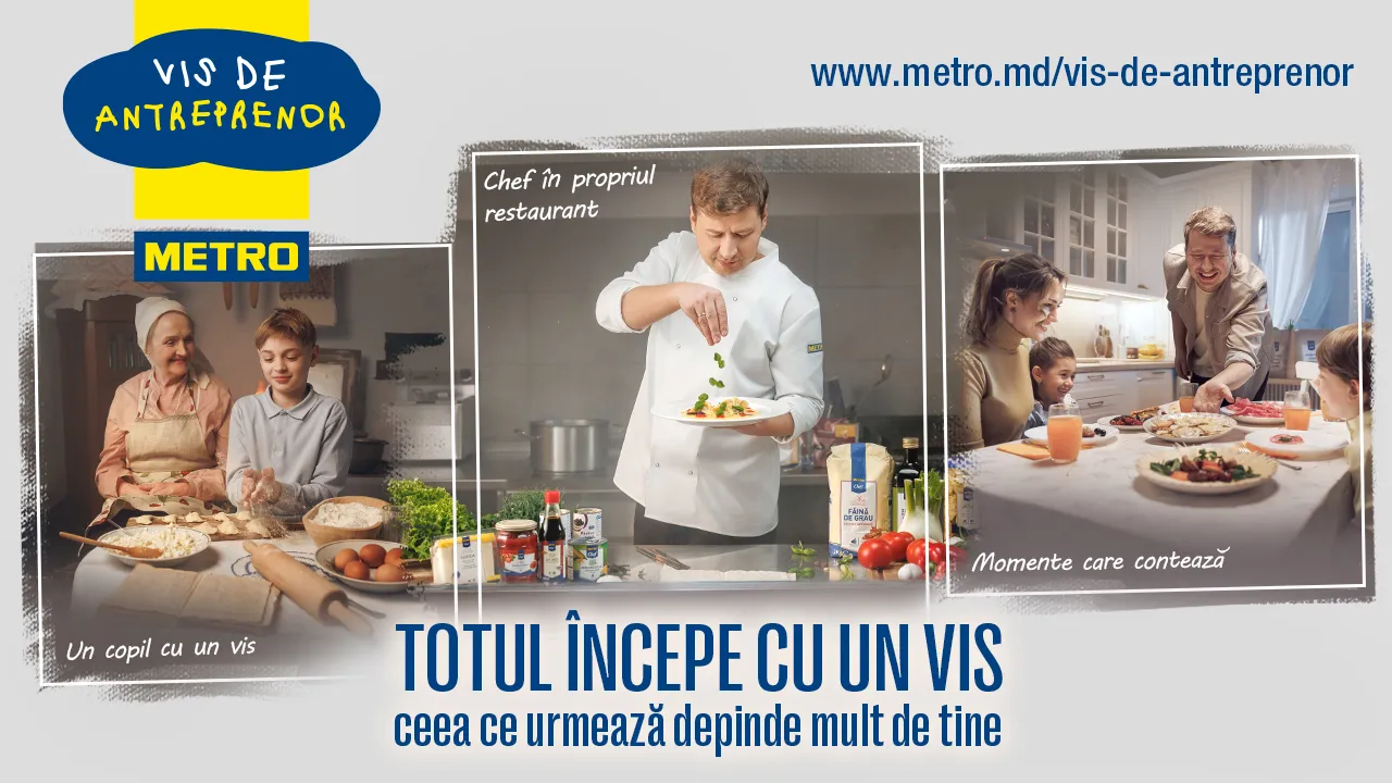 /VIDEO/ METRO Moldova încheie campania „Vis de Antreprenor”, susținând antreprenorii locali din HoReCa /P/