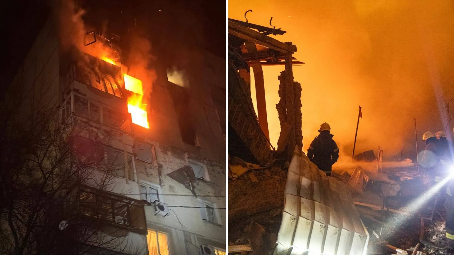 /VIDEO/ Noapte de foc în Ucraina: Zeci de răniți și distrugeri în urma atacurilor Rusiei la Kiev, Harkov și Zaporojie