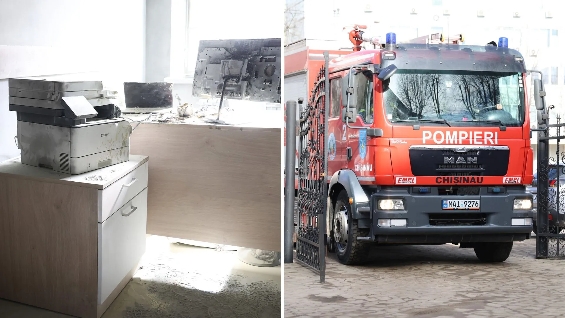 Incendiu la Ministerul Sănătății: Un calculator ar fi luat foc într-un birou