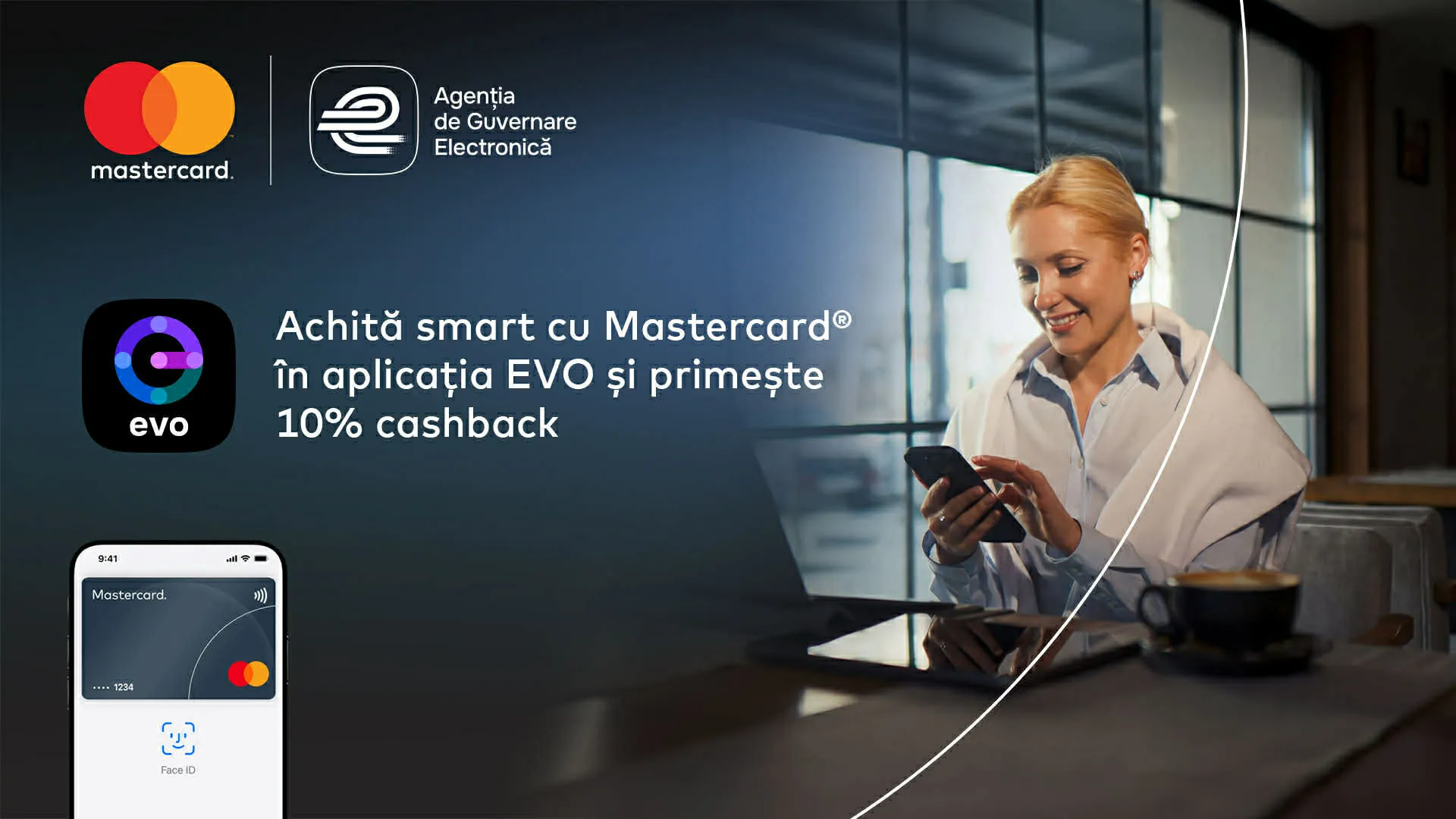 Plătește serviciile publice smart cu cardul Mastercard în EVO și primește 10% cashback /P/