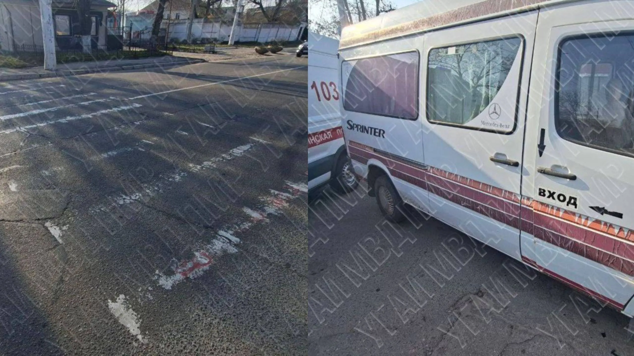 /VIDEO/ Accident violent în stânga Nistrului: O fetiță de 14 ani, lovită pe trecerea de pietoni