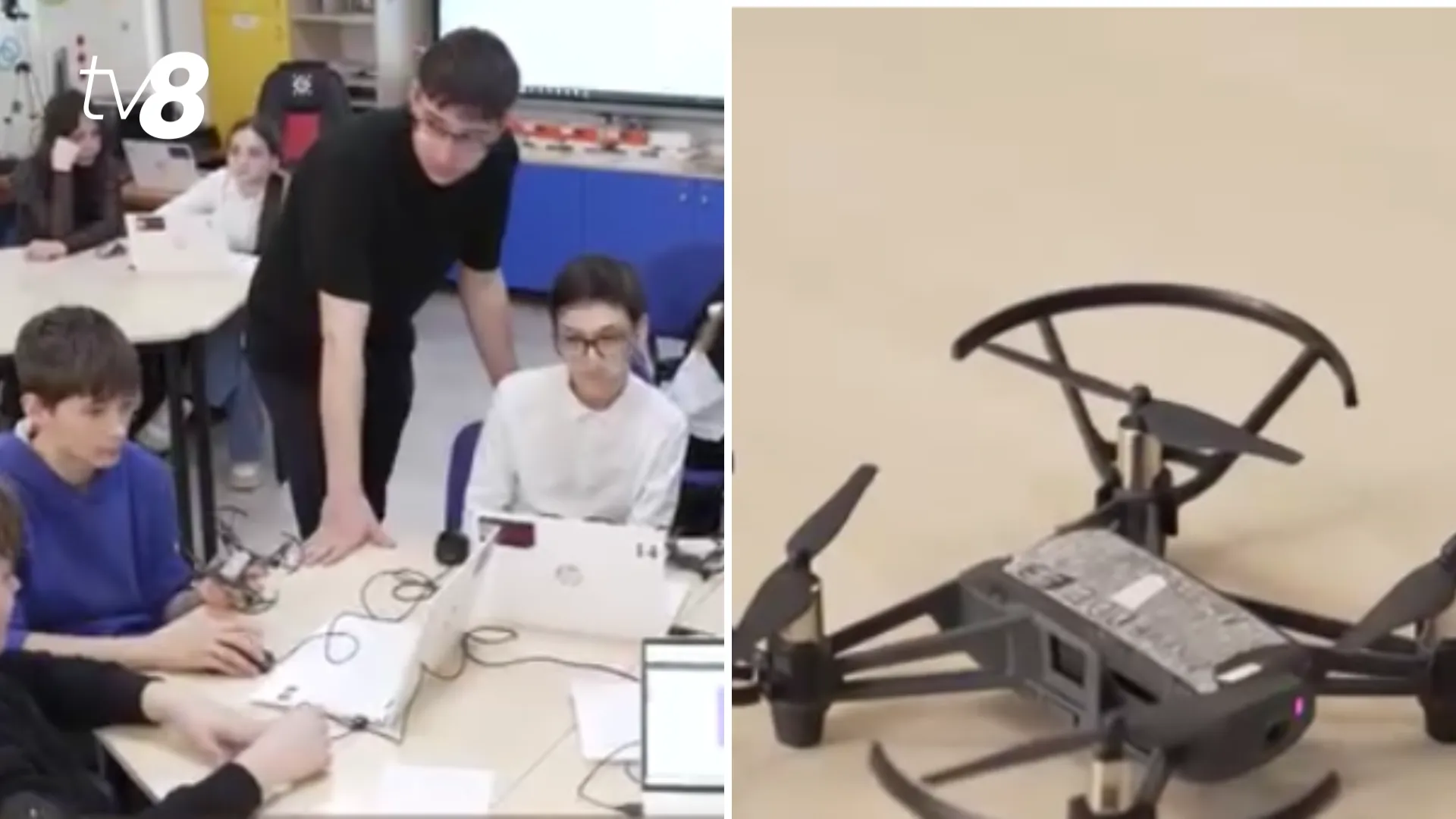 /VIDEO/ Elevii unui liceu din Chișinău învață să manevreze drone: Cum tehnologia transformă orele de informatică și robotică