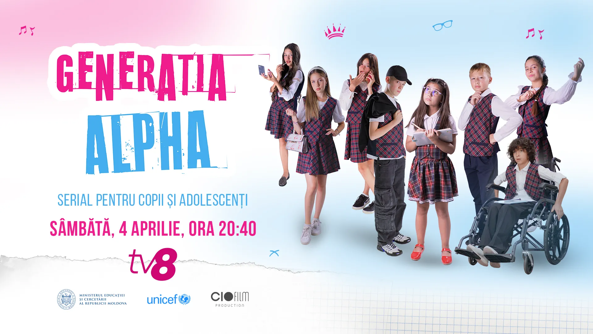 /VIDEO/ Generația ALPHA: Primul serial socio-educativ pentru copii și adolescenți din Moldova, difuzat din 4 aprilie la TV8