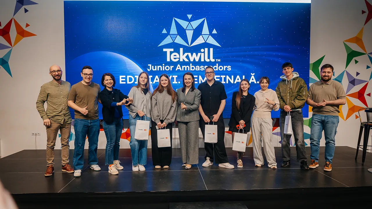 Maib la Tekwill Junior Ambassadors: investim în educația financiară și digitală a noii generații /P/