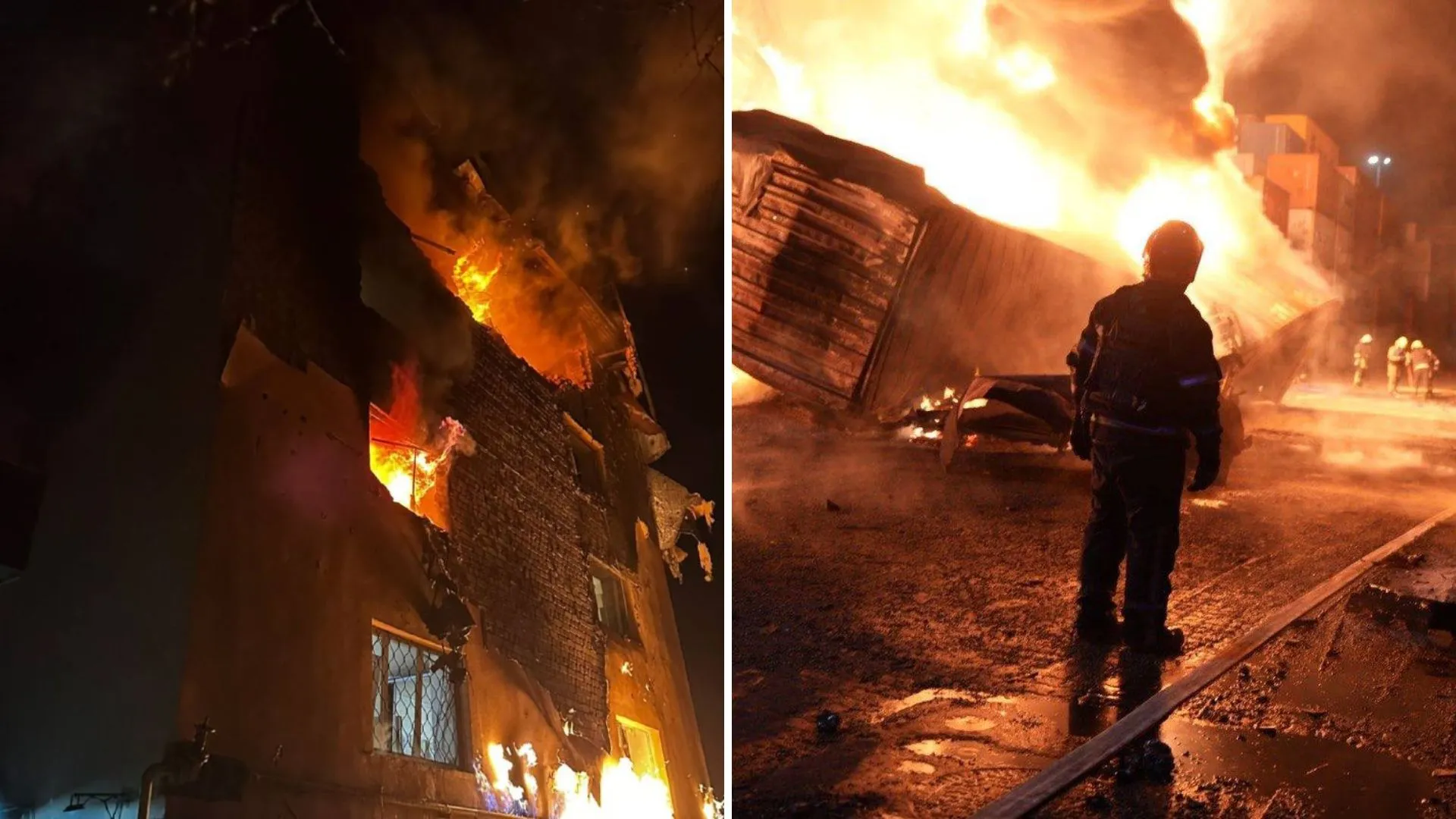 /VIDEO/ Morți și răniți în Ucraina, după noi atacuri ale Rusiei: Un bloc de locuințe a fost lovit la Harkov