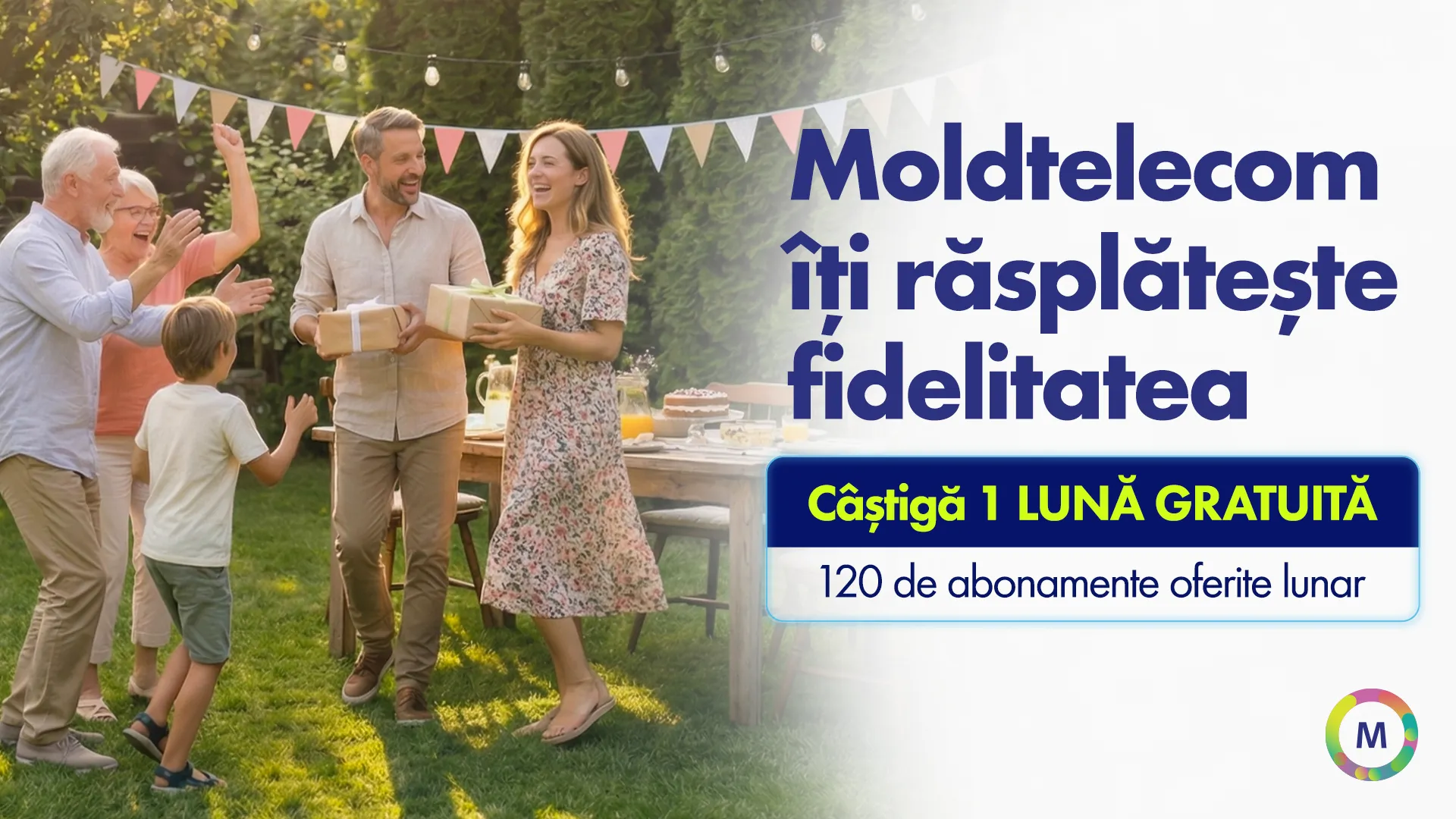 Moldtelecom lansează campania „Luna ta gratuită”: până la 1000 de abonamente gratuite pentru clienți /P/