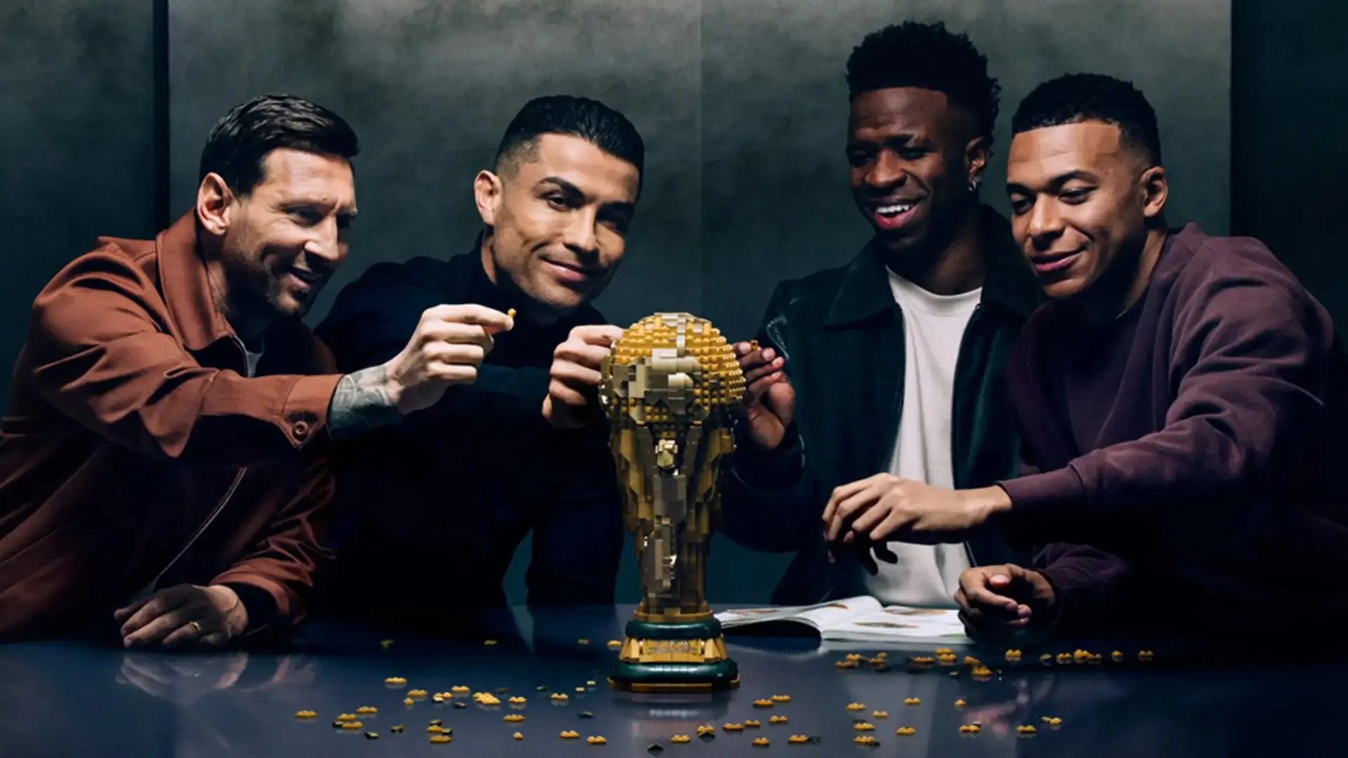 /VIDEO/ Messi, Ronaldo, Mbappe și Vinicius, la o masă: Campanie publicitară virală lansată de LEGO