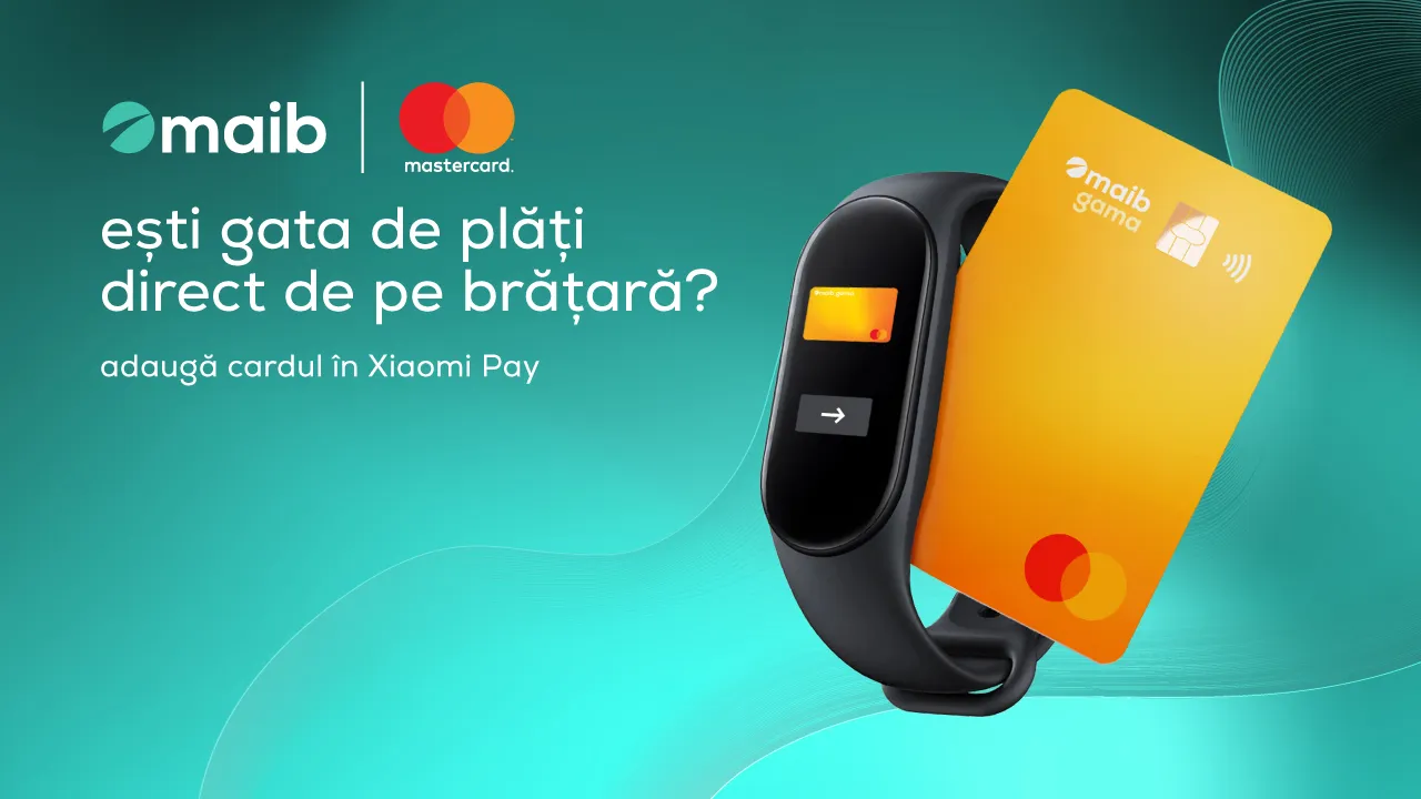 Plăți contactless direct de pe brățara sau ceasul Xiaomi. Acum și cu cardurile maib, prin Xiaomi Pay /P/